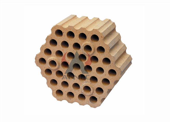 Silica Checker Clay Cegła ogniotrwała wielostopniowa z 37 otworami